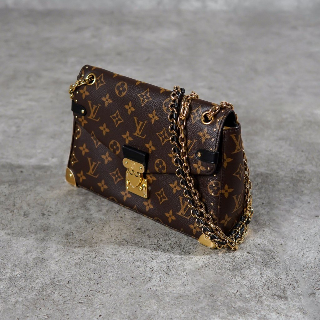 Tas LV TRUNKIE MONOGRAM BROWN CHAIN SHOULDER BAG 100% ORIGINAL