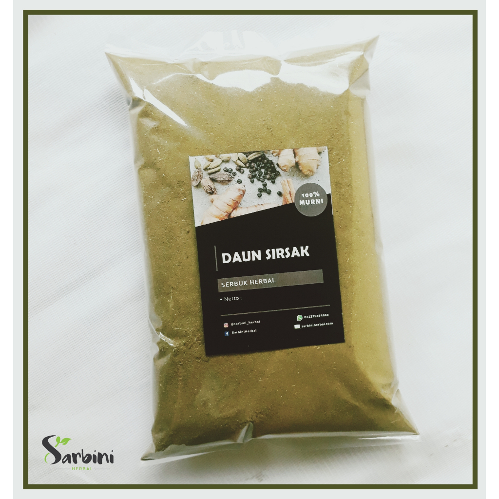 

Daun Sirsak Bubuk 100 gram / 250 gram / Serbuk Daun Sirsak Garansi Jaminan 100% Asli Murni / Simplisia Kering Daun Sirsak / Bahan Ekstrak Daun Sirsak Premium / Jamu Herbal Daun Sirsak Tradisional