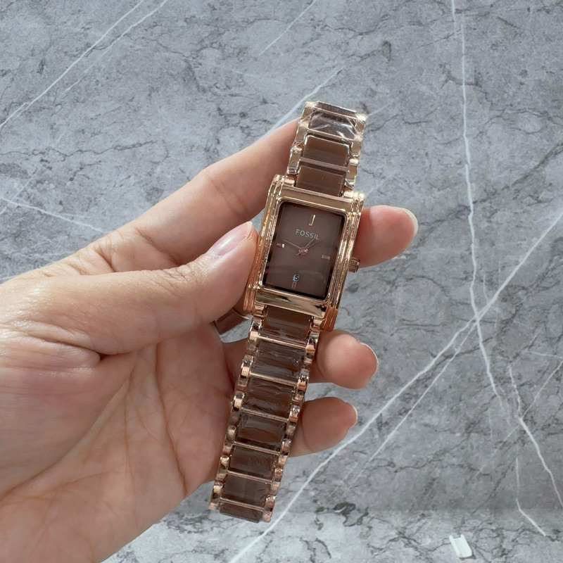 JAM TANGAN WANITA CEWEK SEGI 25MM RANTAI KERAMIK JAM TANGAN CEWEK SEGI SIMPEL MEWAH MURAH