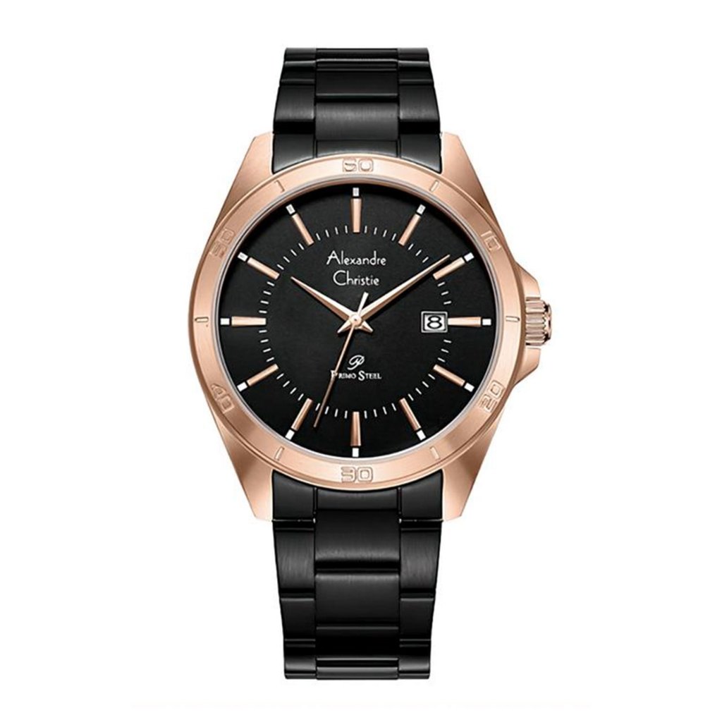 Jam Tangan Pria Analog Alexandre Christie 1011MD AC1011 AC 1011 MD 1011 MDBBRBARG Original Garansi R