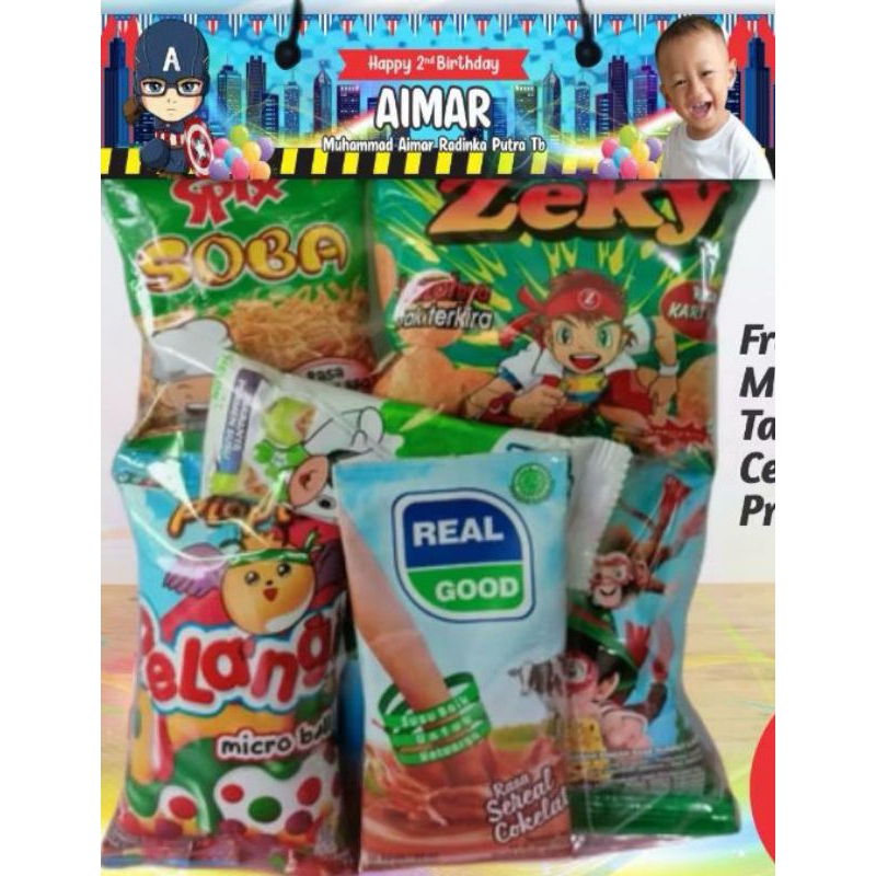 

Snack Pouch Gift Ulang Tahun Anak