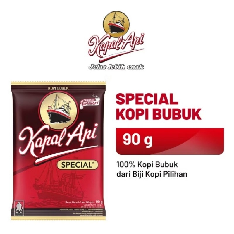 

Kapal Api Special 90gr/Kopi Kapal Api