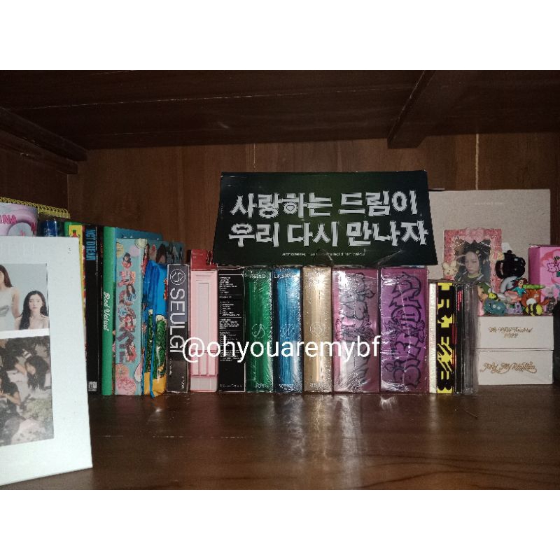 [BACA DESKRIPSI] Album red velvet birthday fmr queendom rookie rbb monster joy hello wendy like wate