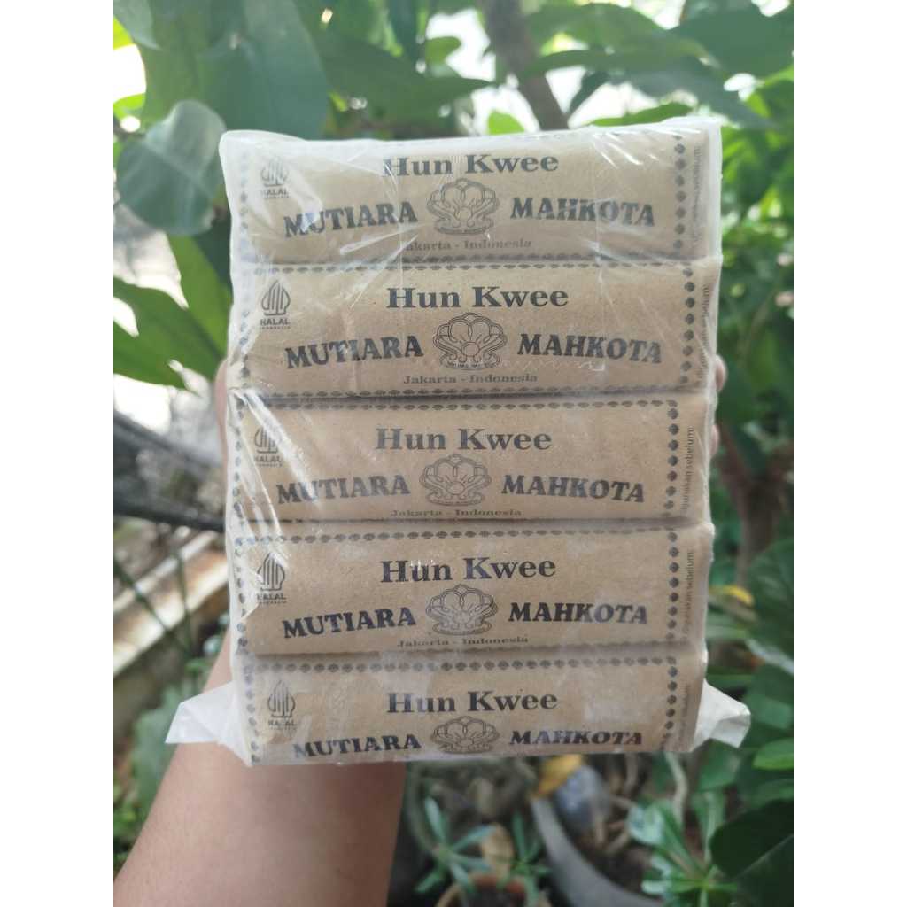 

Hun Kwee Mutiara Mahkota 90 gr I Tepung Hun Kwee(1 Pack isi 10 Pcs) I Halal
