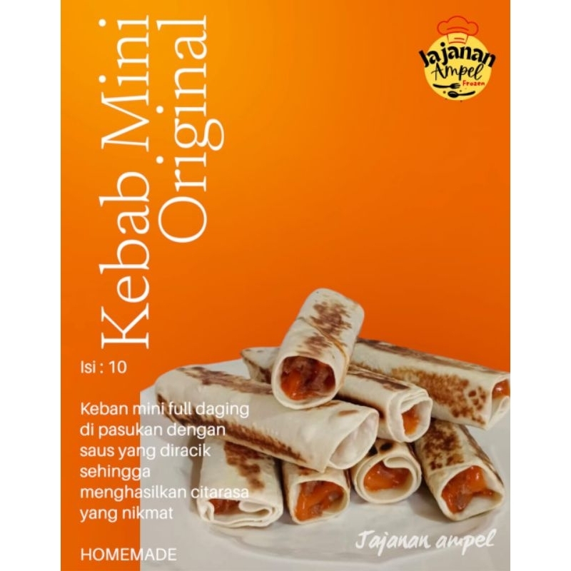 

KEBAB MINI FULL DAGING PREMIUM isi 10 / frozen