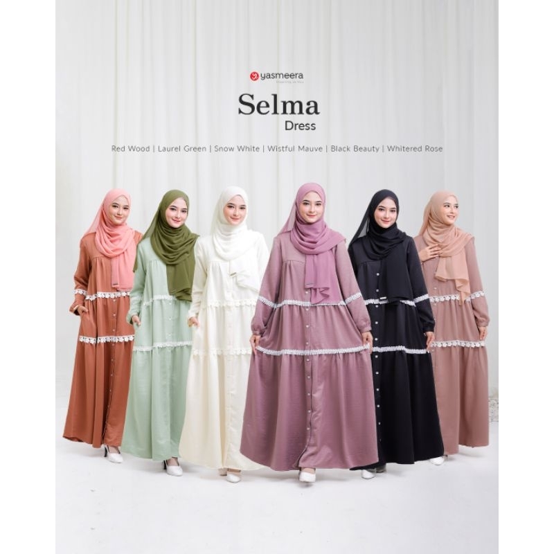 Selma Dress Yasmeera/Yasmeera Selma Dress/Selma Dress By Yasmeera/Gamis Selma Yasmeera