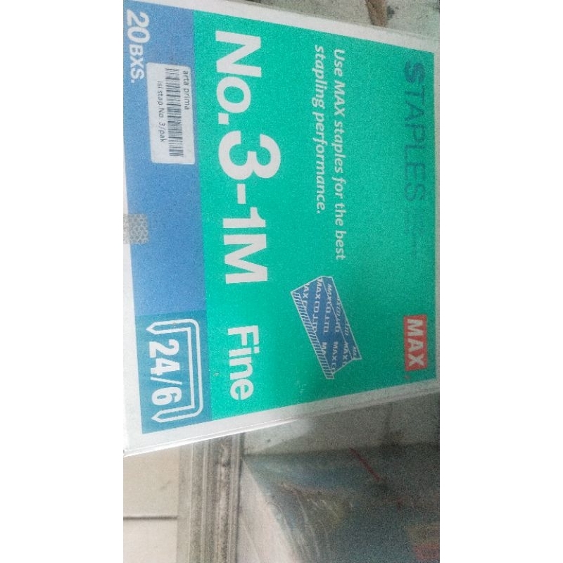 

isi Staples max no 3