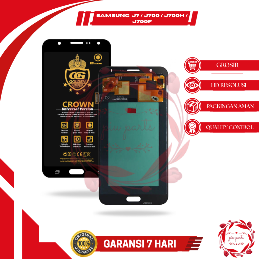 LCD TOUCHSREEN SAMSUNG J7 / J700 / J700H / J700F FULLSET COMPLETE