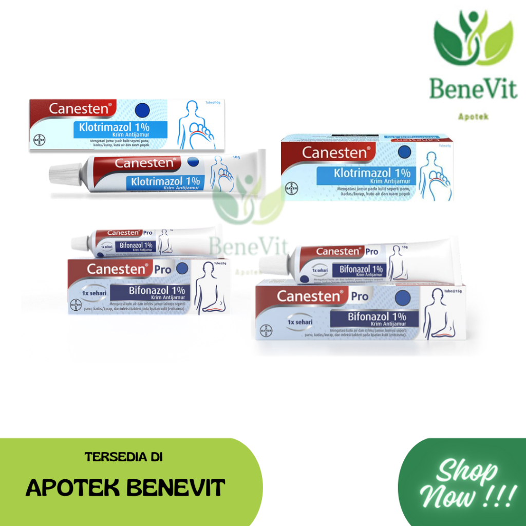 CANESTEN CREAM / CANESTEN PRO - Mengatasi jamur pada kulit