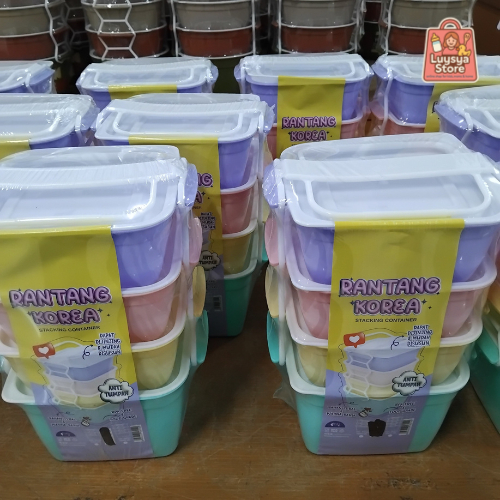 Rantang Korea / Rantang Susun 4 / Set Kotak Makan