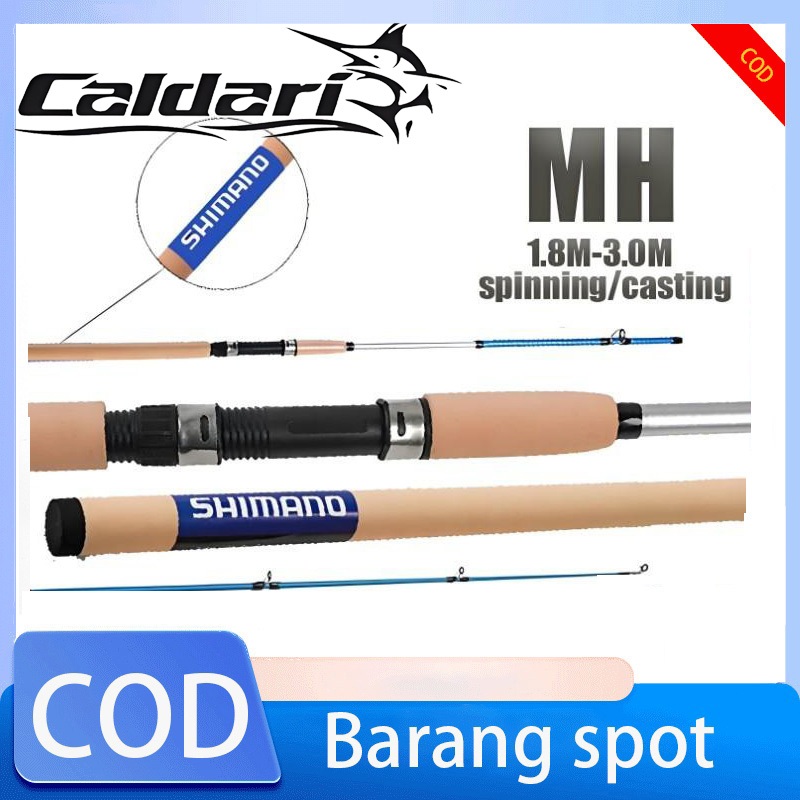 Joran Pancing rod Murah 1.8M/2.1M/2.4M/2.7M/3.0M Joran reel murah Joran Pancing Ringan Joran Casting
