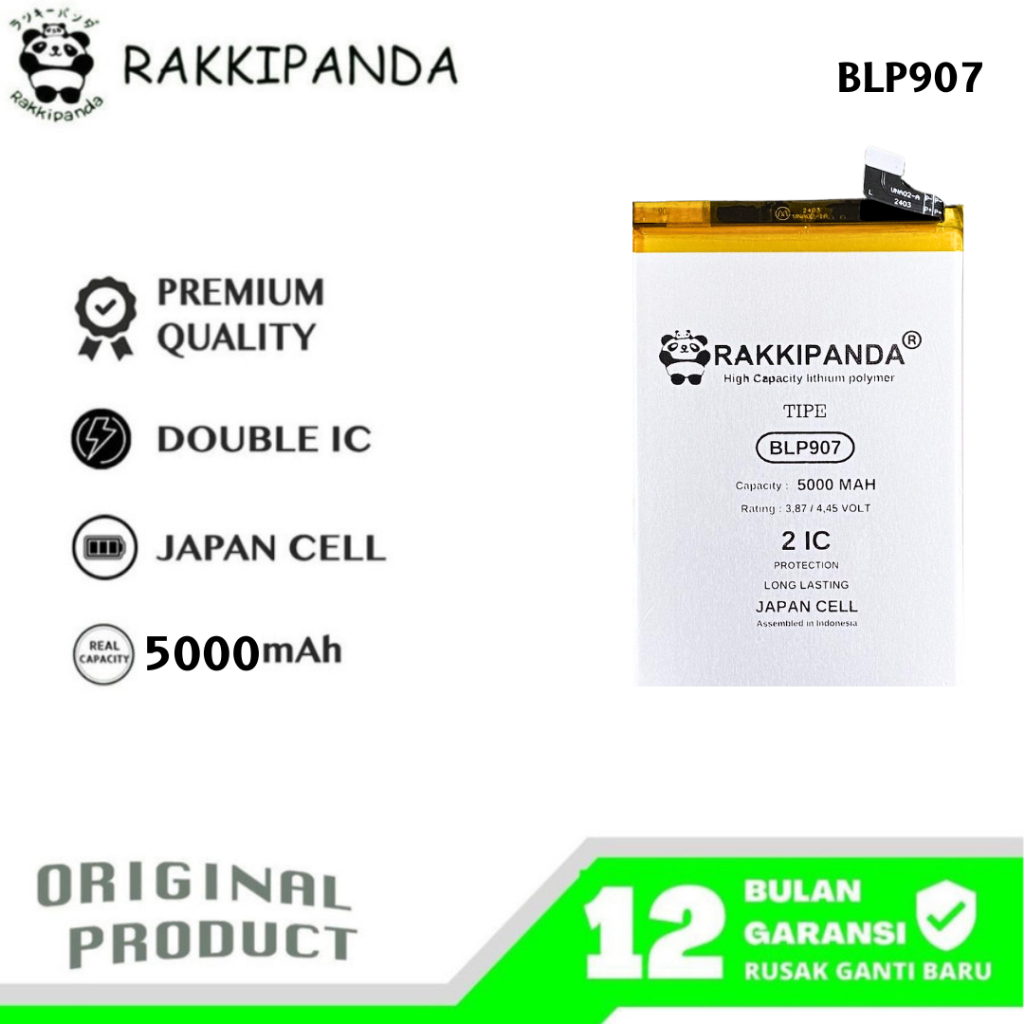 RakkiPanda - BLP907 A96 5G / F21 Pro / Reno 7 4G / Reno 7Z / Reno 8 4G / Reno 8 Lite / Reno 8Z 5G Ba