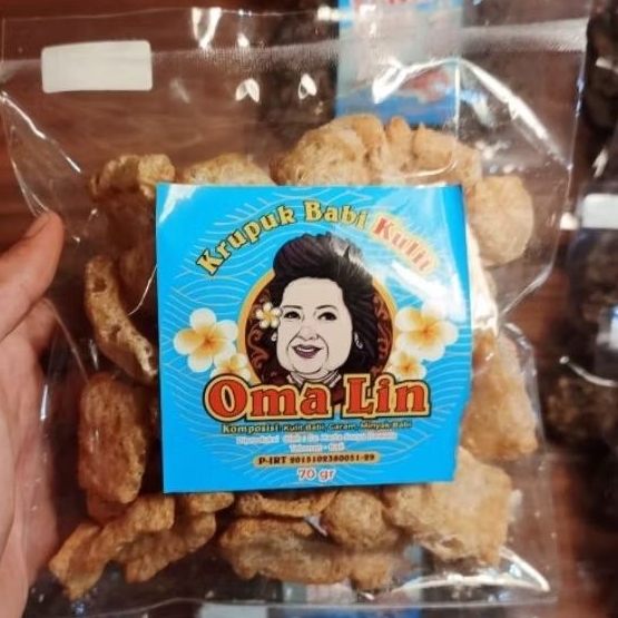

Kerupuk Kulit Babi Oma Lin 70 Gram