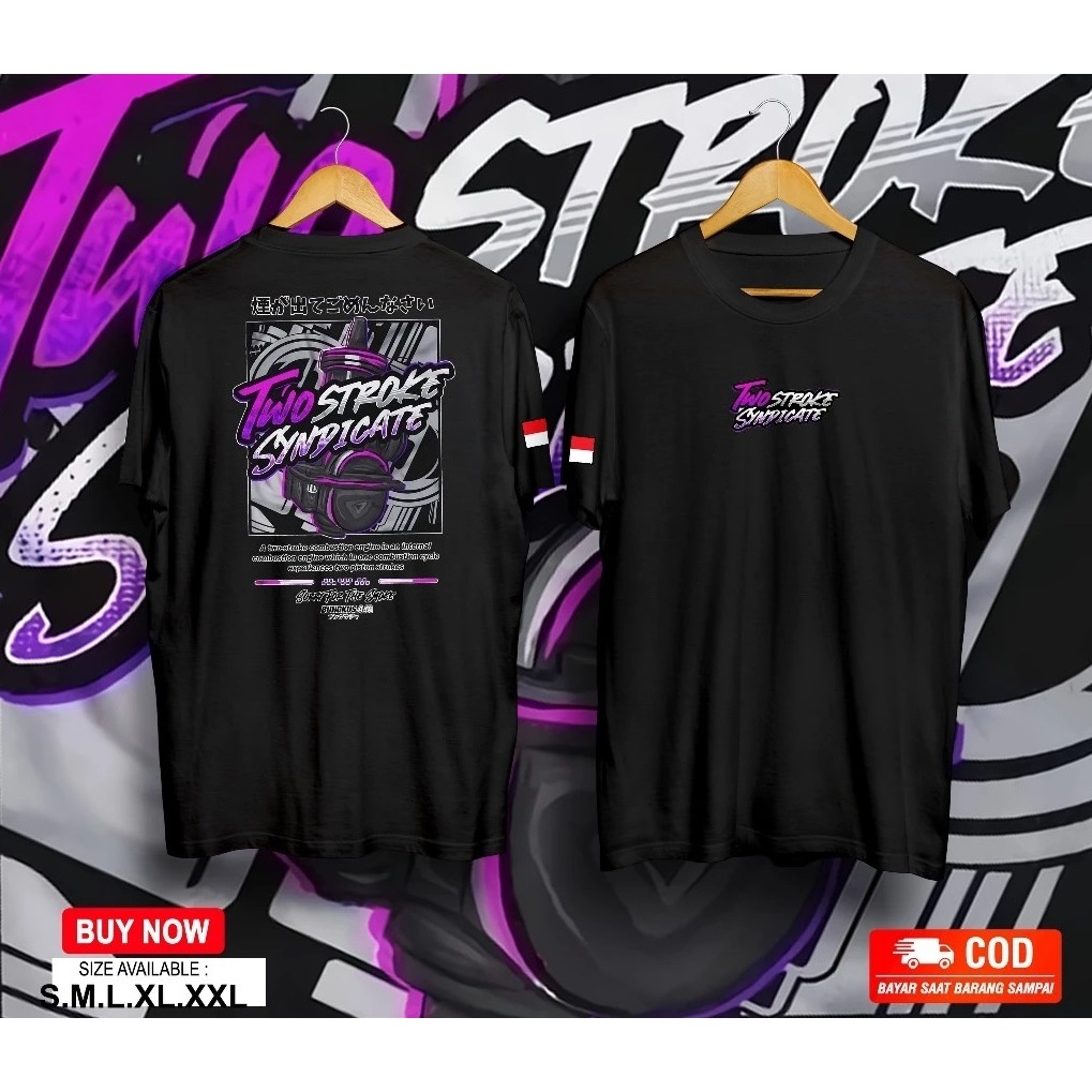 KAOS 2 Stroke Syndicate KAOS DISTRO 2 Stroke Syndicate KAOS PRIA WANITA