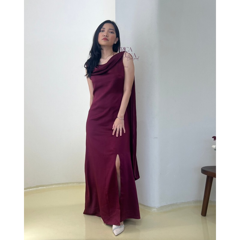 RIONA Dress - PO Dress Bridesmaid / Dress Pesta / Custom Warna