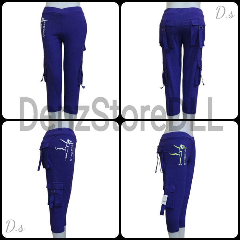 Celana senam kargo aerobic Sixpack Fitness clothes