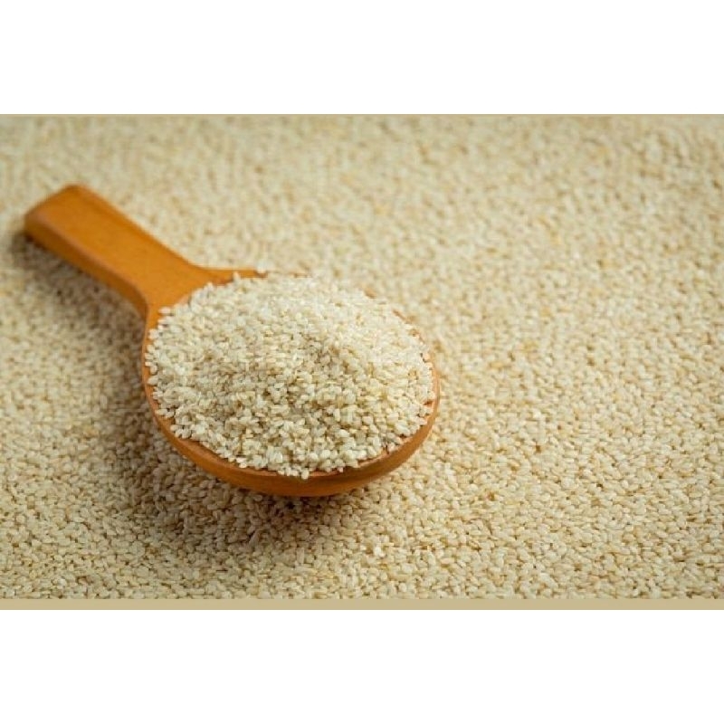 

Wijen Putih Sangrai 100gr - Siap Tabur, Gurih & Renyah - Biji Wijen Panggang Premium