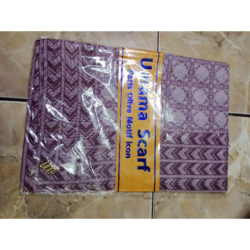 jilbab umama bermotif kain katun premium banyak pilihan