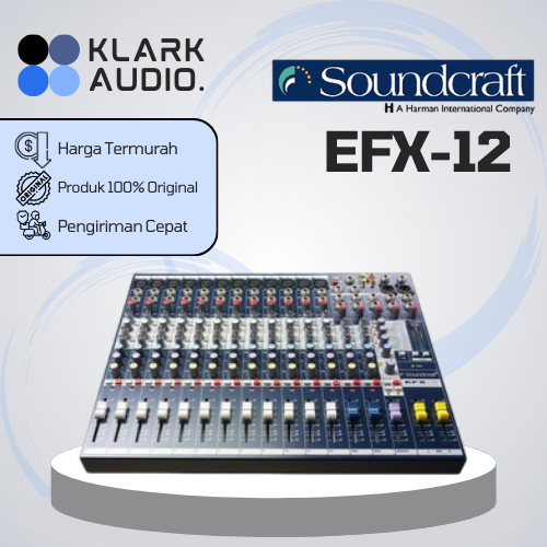 SOUNDCRAFT EFX12 / EFX 12 / EFX-12 MIXER  12 Channel ORIGINAL