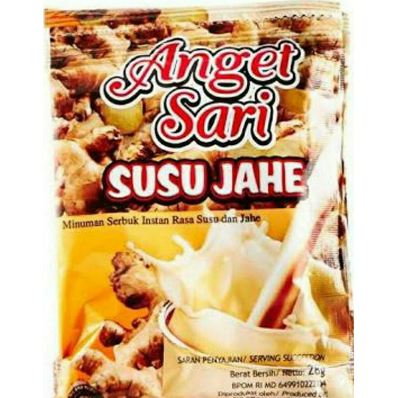 

✅LANGSUNG DIKIRIM,,,1sachet minuman susu jahe ANGET SARI 25gram