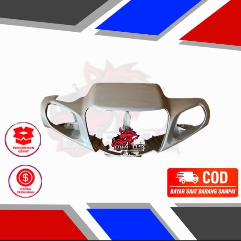 Totok Batok Depan Yamaha Fiz R Vega R Lama Warna Standar original Tebal Bagus Warna Silver