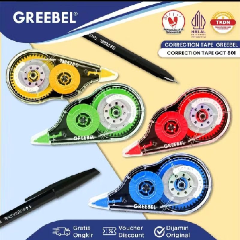 

GREEBEL CORRECTION TAPE GCT-801
