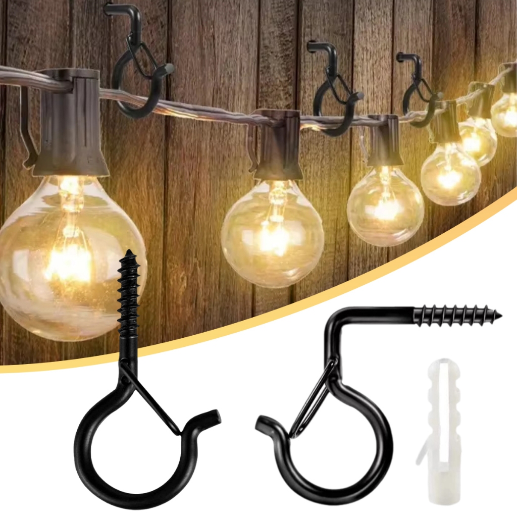 Skrup Gantungan / Paku ulir Skrup / Sekrup tanda tanya / sekrup anting / paku ulir - 10pcs