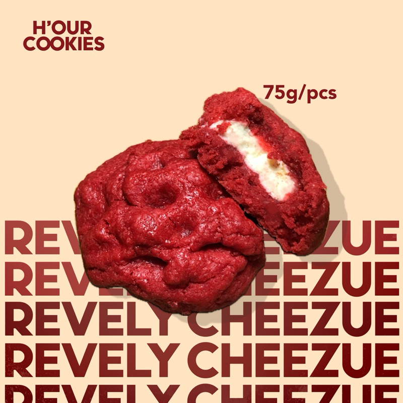 

Revely Cheezeu by H’our Cookies, RedVelved Cheese Cookies