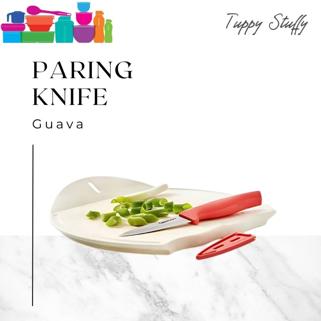 Tupperware Paring Knife (1)- Guava | pisau dapur ori tupperware / pisau small promo tupperware