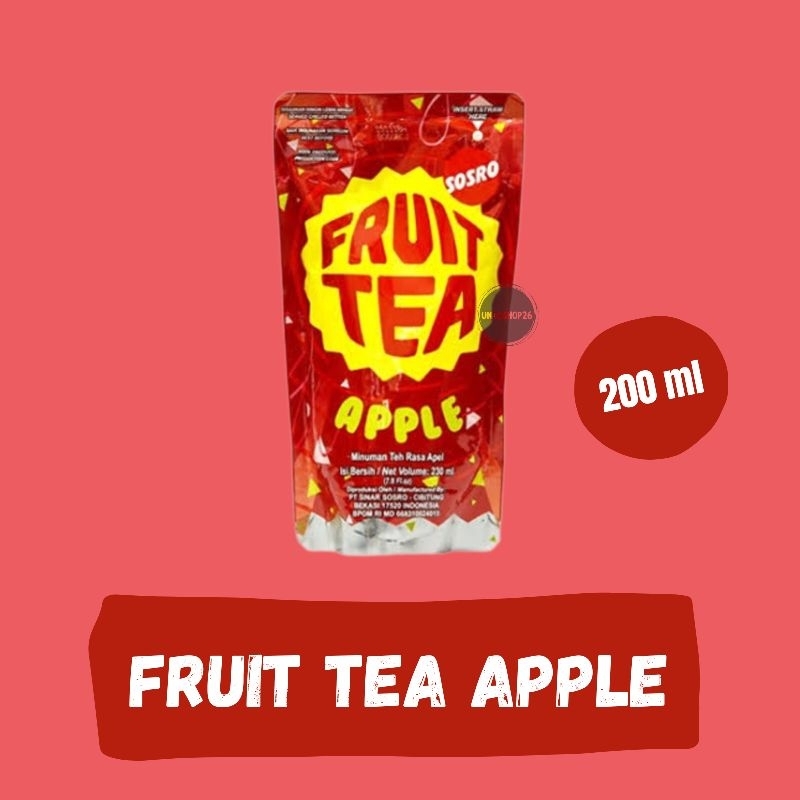

Sosro Fruit Tea Apple 200 ml