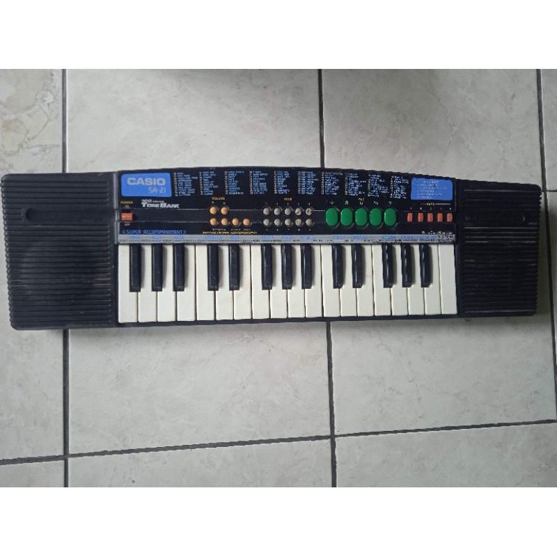 keyboard casio sa 21 bekas normal piano drumband