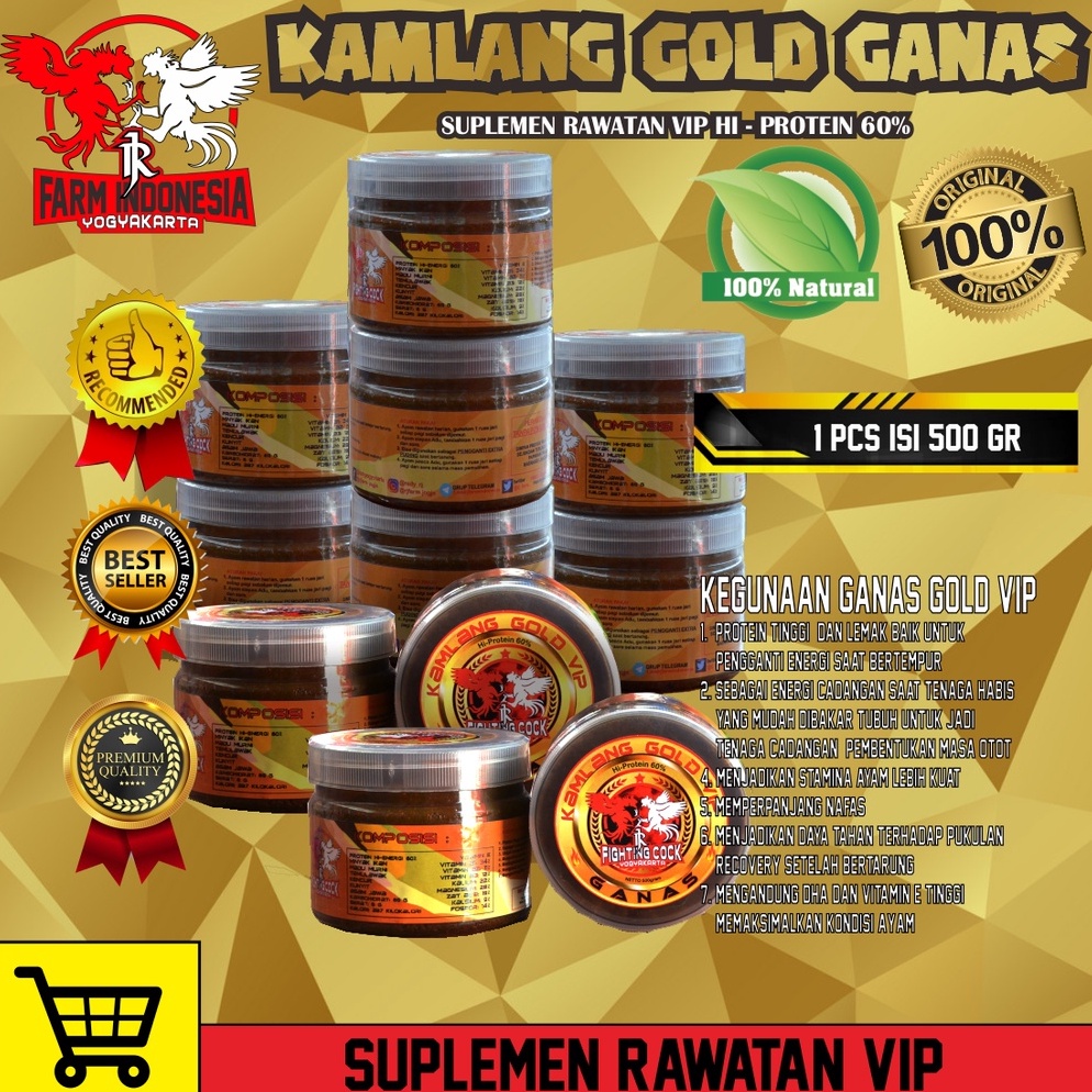 KODE B9Y Kamlang Ayam Vitamin Ayam Suplemen Ayam VIP Kamlang Ganas RJ Farm Jamu Ayam Doping Ayam Her