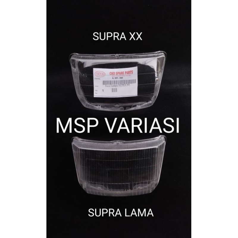 mika lampu Supra xx & Supra lama