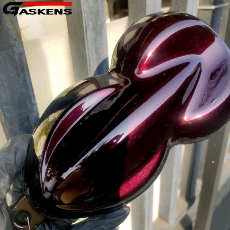 Cat Moonlight Red PU 1 liter Dominan Hitam Efek Merah Cat Duco PU Cat Mobil Cat Body Motor