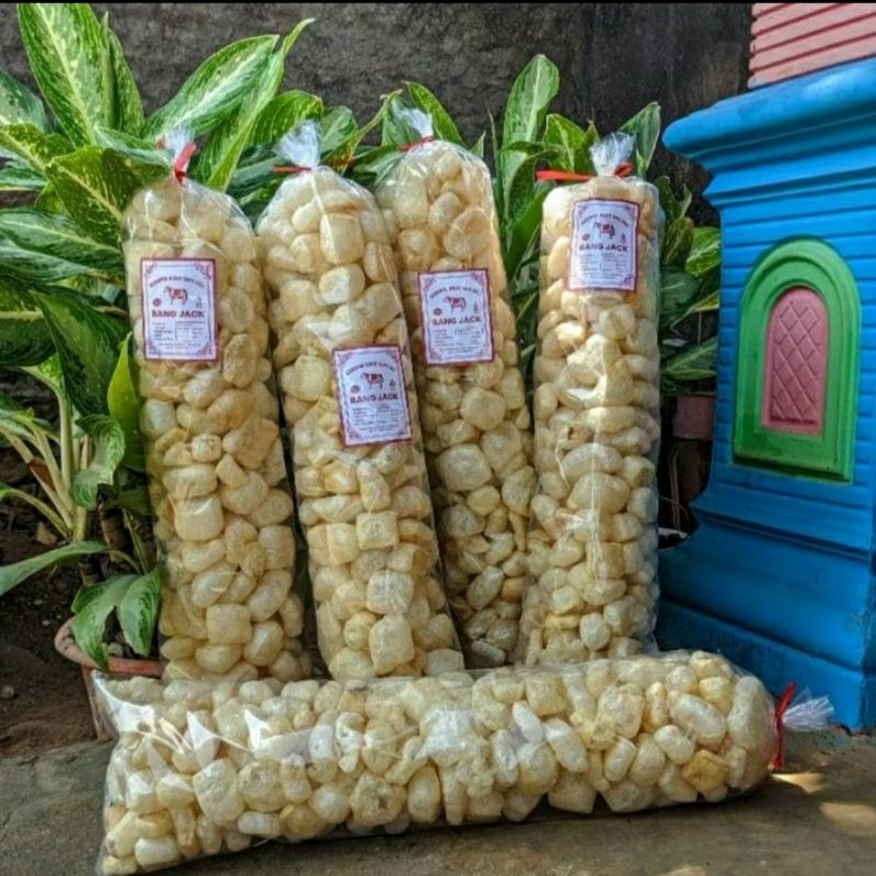 

Krupuk rambak kulit sapi viral original gurih dan renyah serta padat
