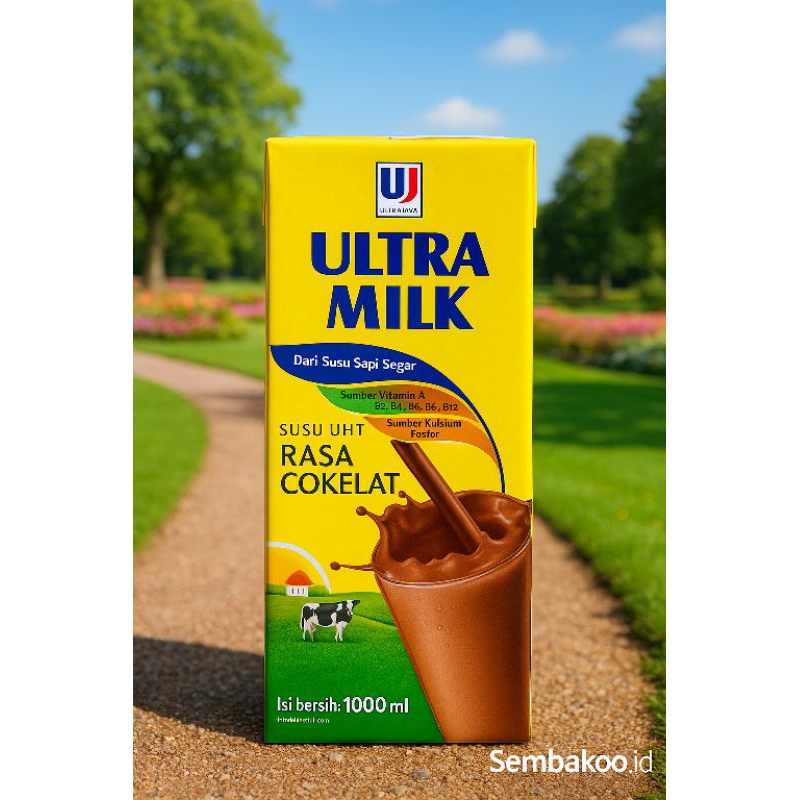 

Ultra Milk Cokelat 1000ML | Susu UHT Literan Bergizi Tinggi | Minuman Sehat Harian