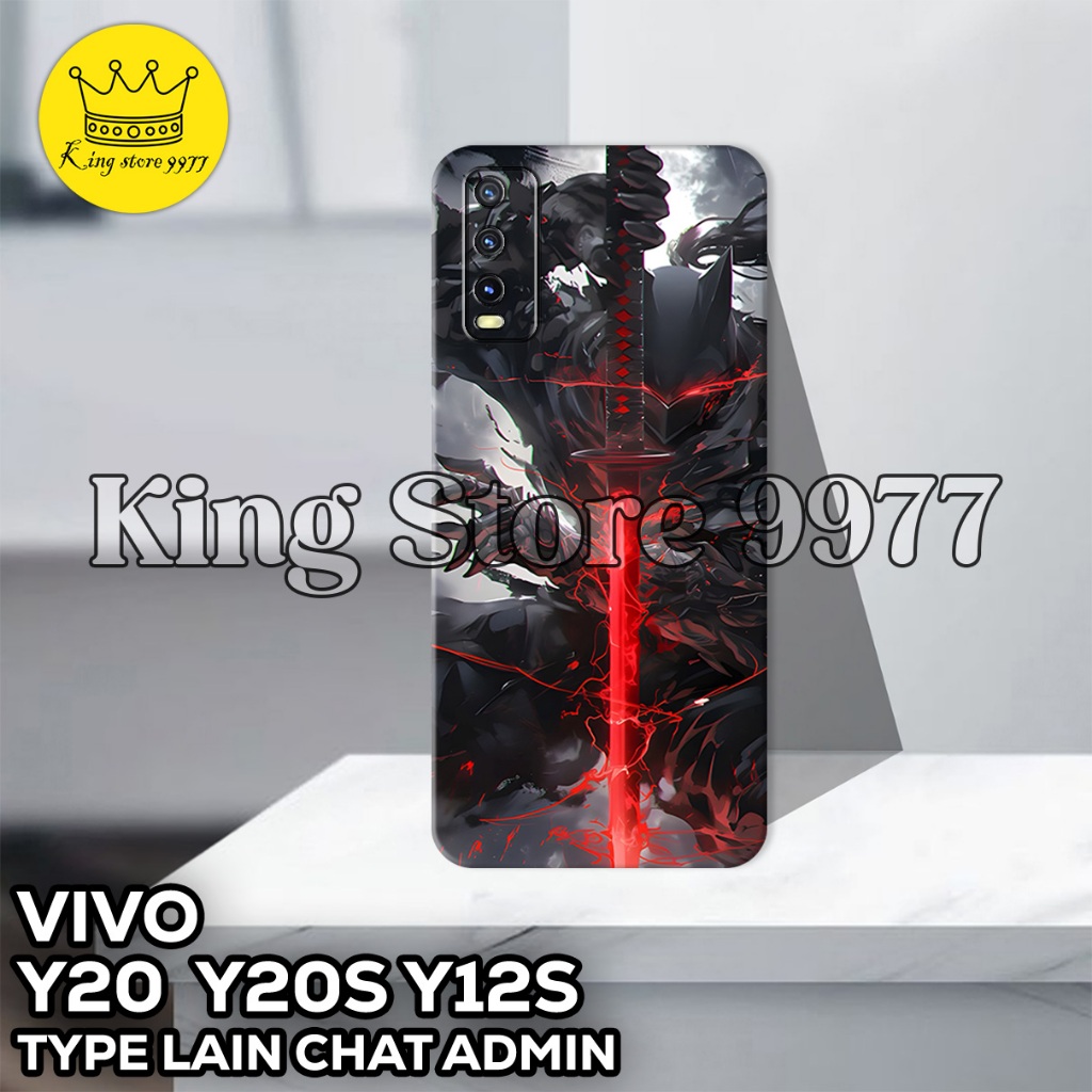 (KS13)  Softcase karet untuk VIVO Y20 - Y20S - Y12S Motif gambar karakter Robot/casing VIVO Y20 - Y2