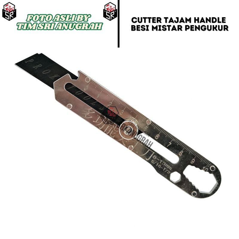 

Pisau Cutter Tajam Besi Stainless Steel Serbaguna