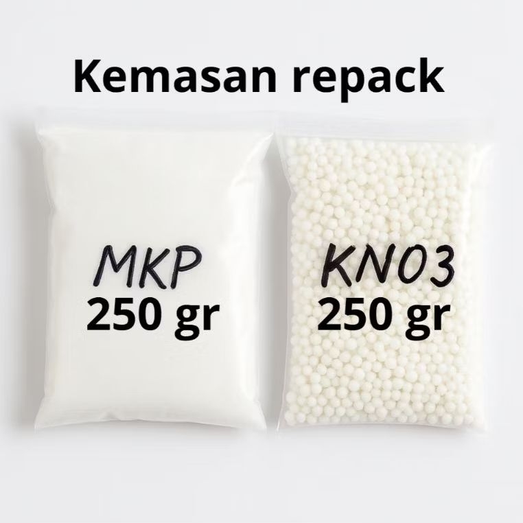 LyLt MKP + KNO3 PUTIH KEMASAN REPACK PUPUK BUAH DAN SAYUR