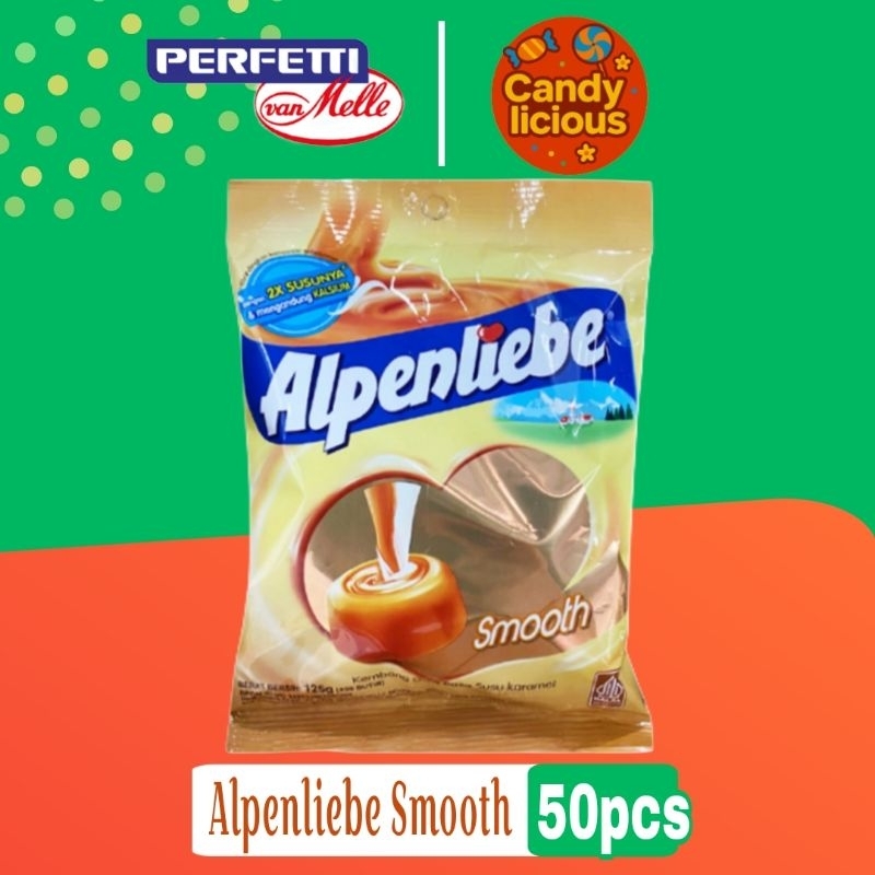 

Permen Alpenliebe Smooth Bag 125gr isi 50pcs