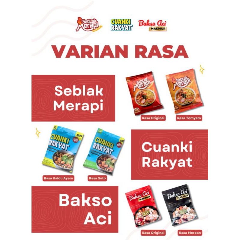 

bakso n seblak varian rasa