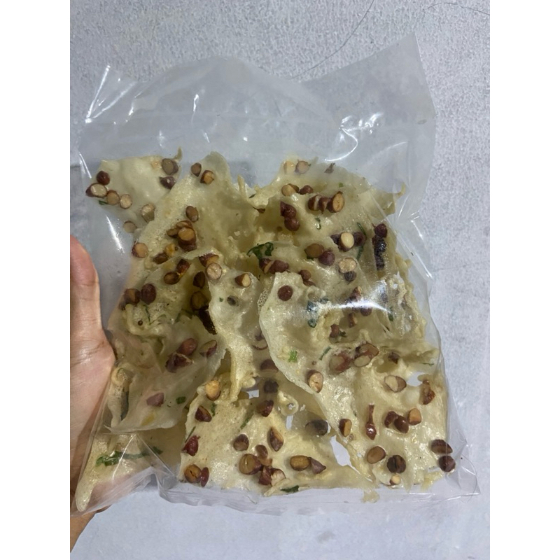 

kripik peyek kacang 100gram-Renyah gurih banyak kacang | Kripik baleno