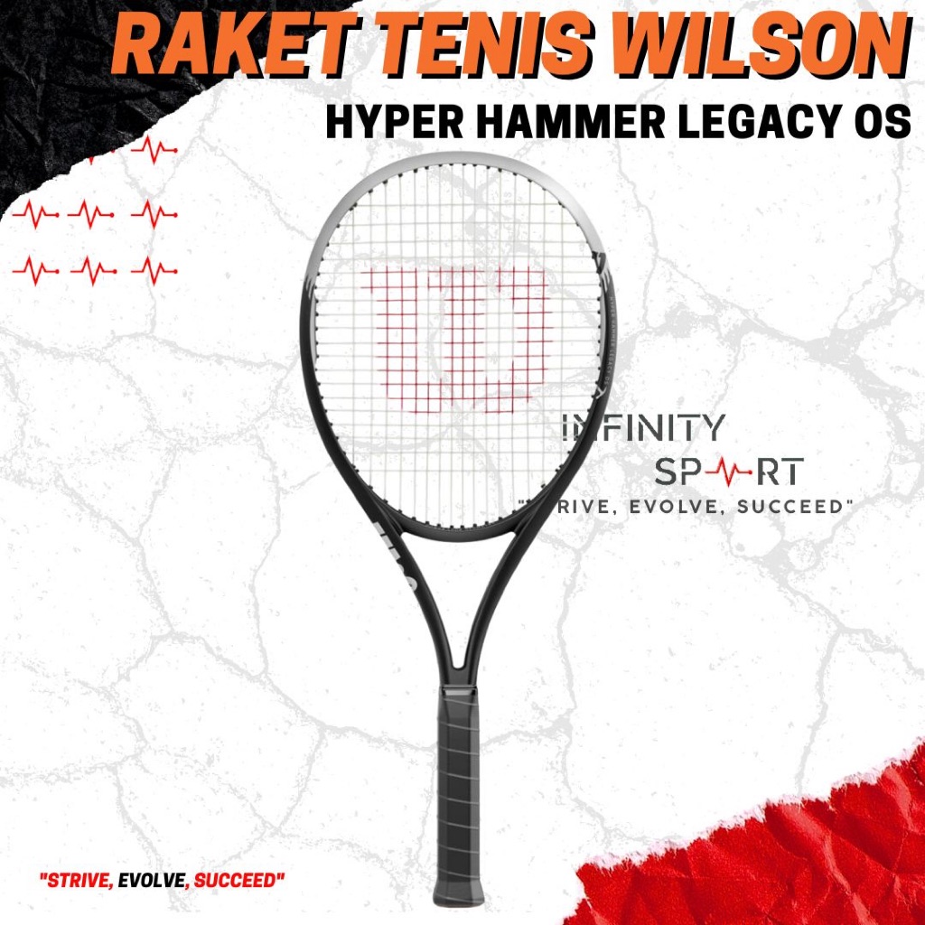 Raket Tenis Wilson HYPER HAMMER LEGACY OS 253 gr /Tennis Racket Wilson HYPER HAMMER LEGACY OS Origin