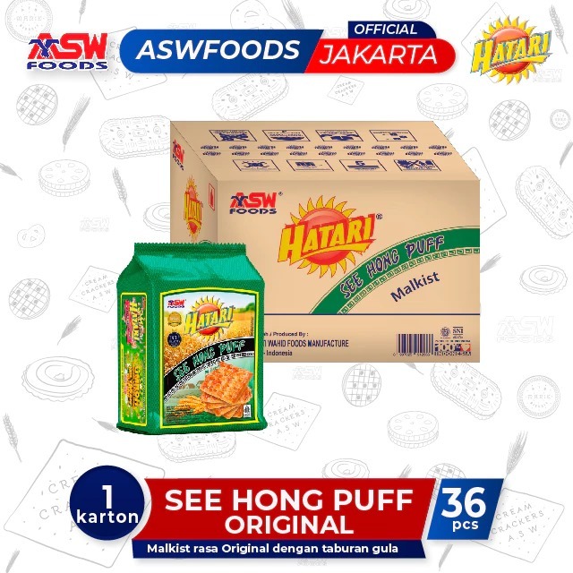 

Hatari See Hong Puff Original 245 gr ( 36 Pcs ) - Karton