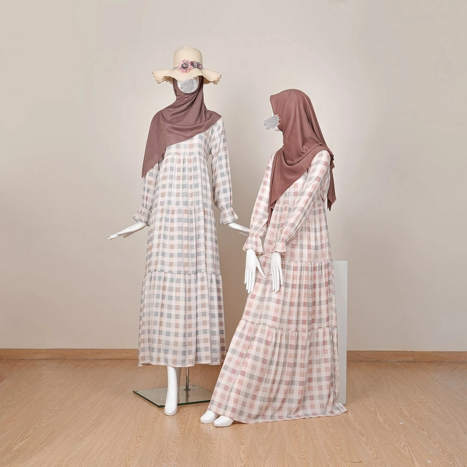 Le Khari Briella Dress Gamis Katun Gamis Busui Size S - XL