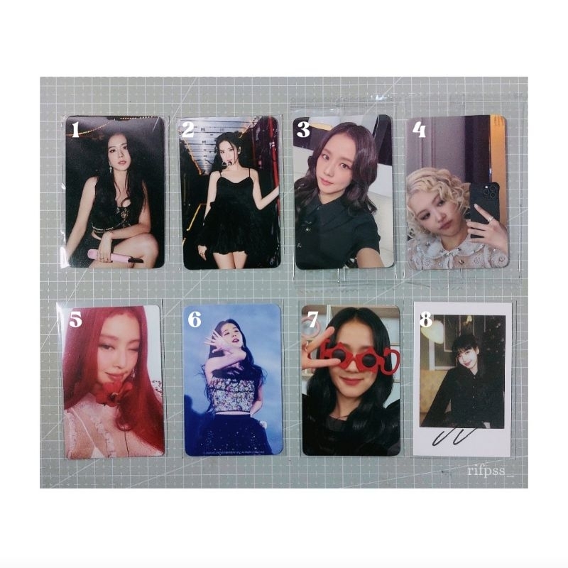 Official Photocard PC Jisoo Jennie Rose Lisa Blackpink