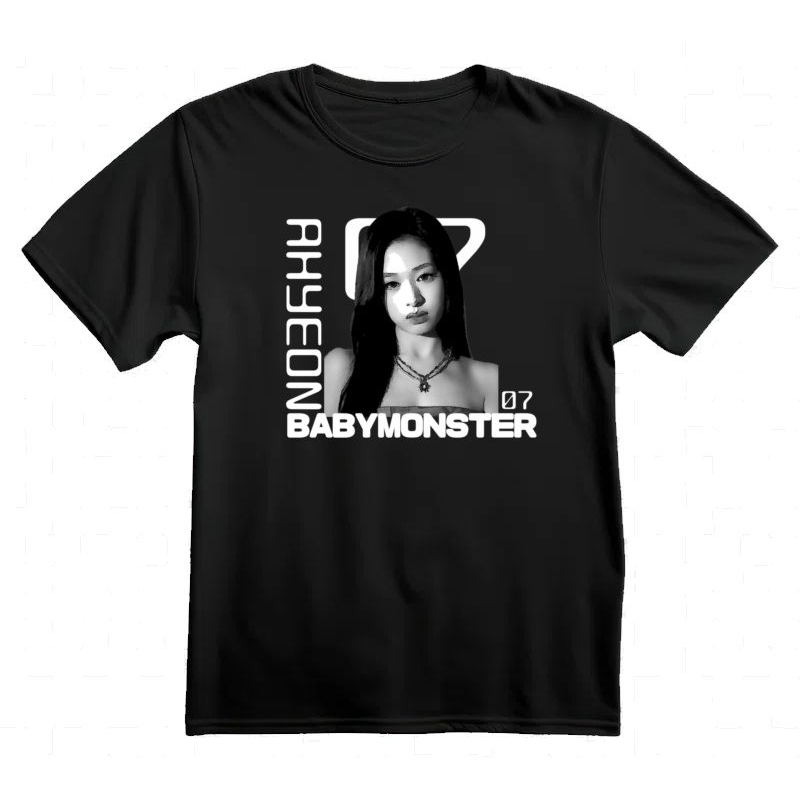 KAOS BABYMONSTER AHYEON | Tshirt Ahyeon Babymonster | Kaos Kpop | Tshirt Kpop