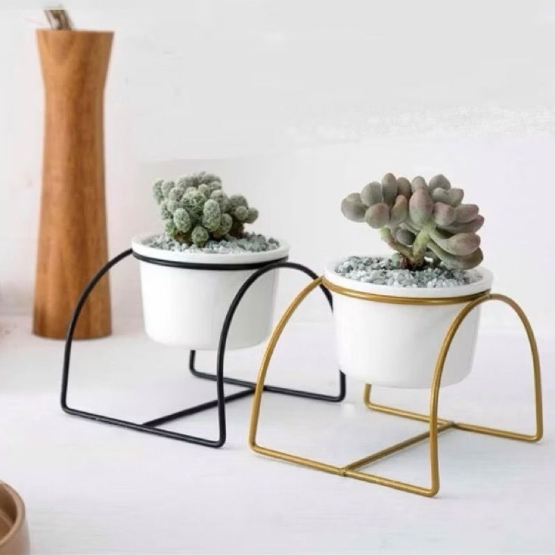 Standing Pot Bunga minimalis, pot bunga meja minimalis dekorasi rumah