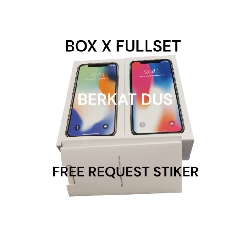 

BOX/KOTAK X FULLSET, WARNA LENGKAP