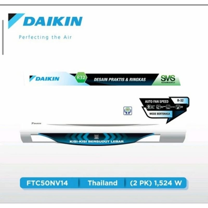 AC Daikin FTC50NV14 2PK  Thailand Garansi Resmi